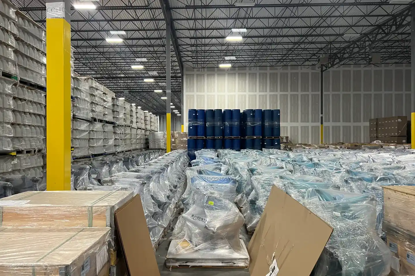 Garantie marchandises transportées : chargement de marchandises à quai
